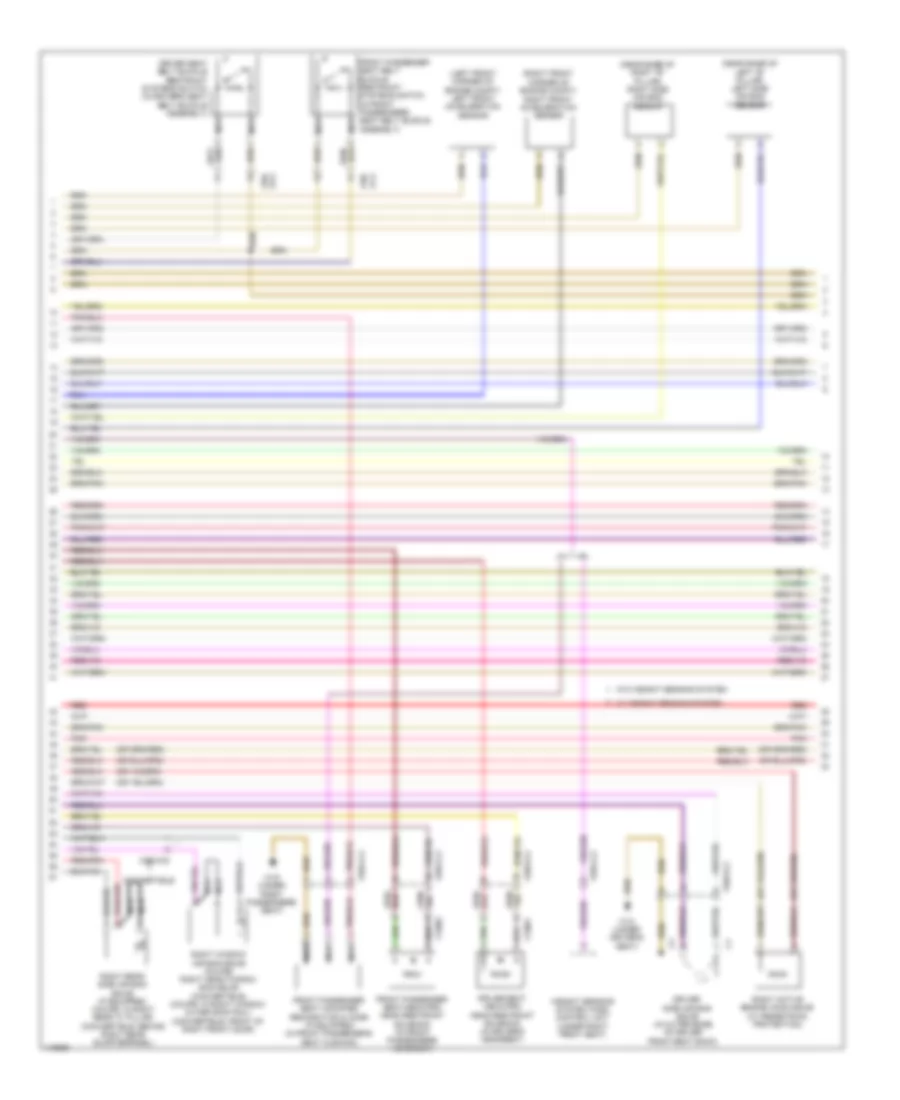 Supplemental Restraint Wiring Diagram, Convertible (2 of 4) for Mercedes-Benz E550 2014