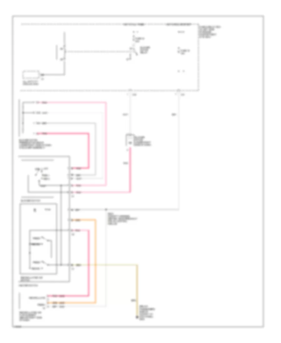 Heater Wiring Diagram for Mercedes Benz ML430 1999
