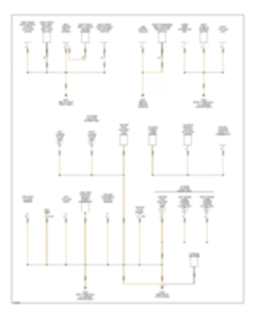 Ground Distribution Wiring Diagram 3 of 3 for Mercedes Benz ML430 1999