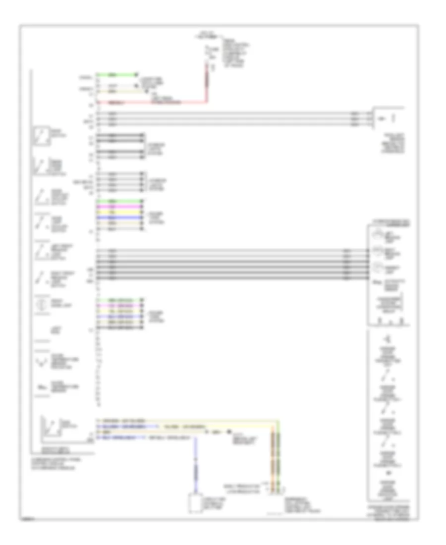 Overhead Console Wiring Diagram for Mercedes-Benz E350 4Matic 2008