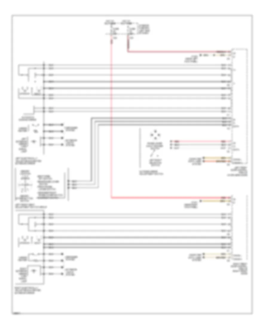 Memory Mirrors Wiring Diagram for Mercedes Benz E350 4Matic 2008
