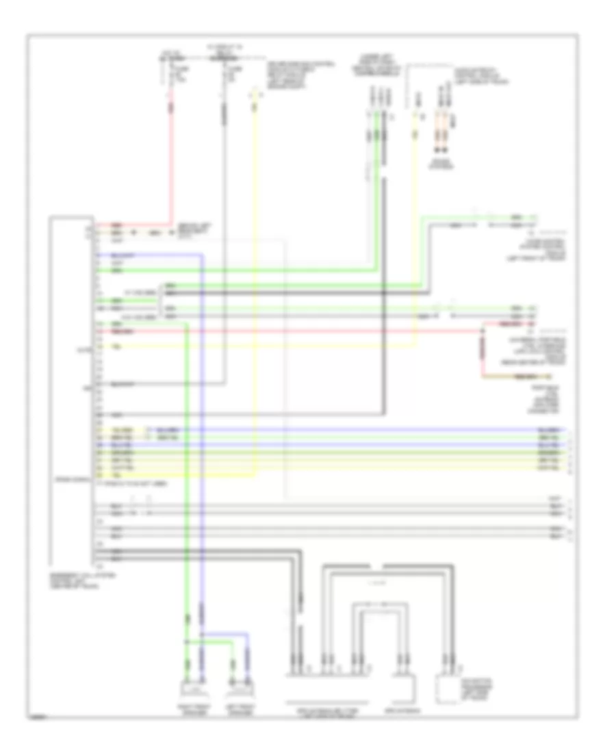 Tele Aid Wiring Diagram, Early Production (1 of 2) for Mercedes-Benz E350 4Matic 2008