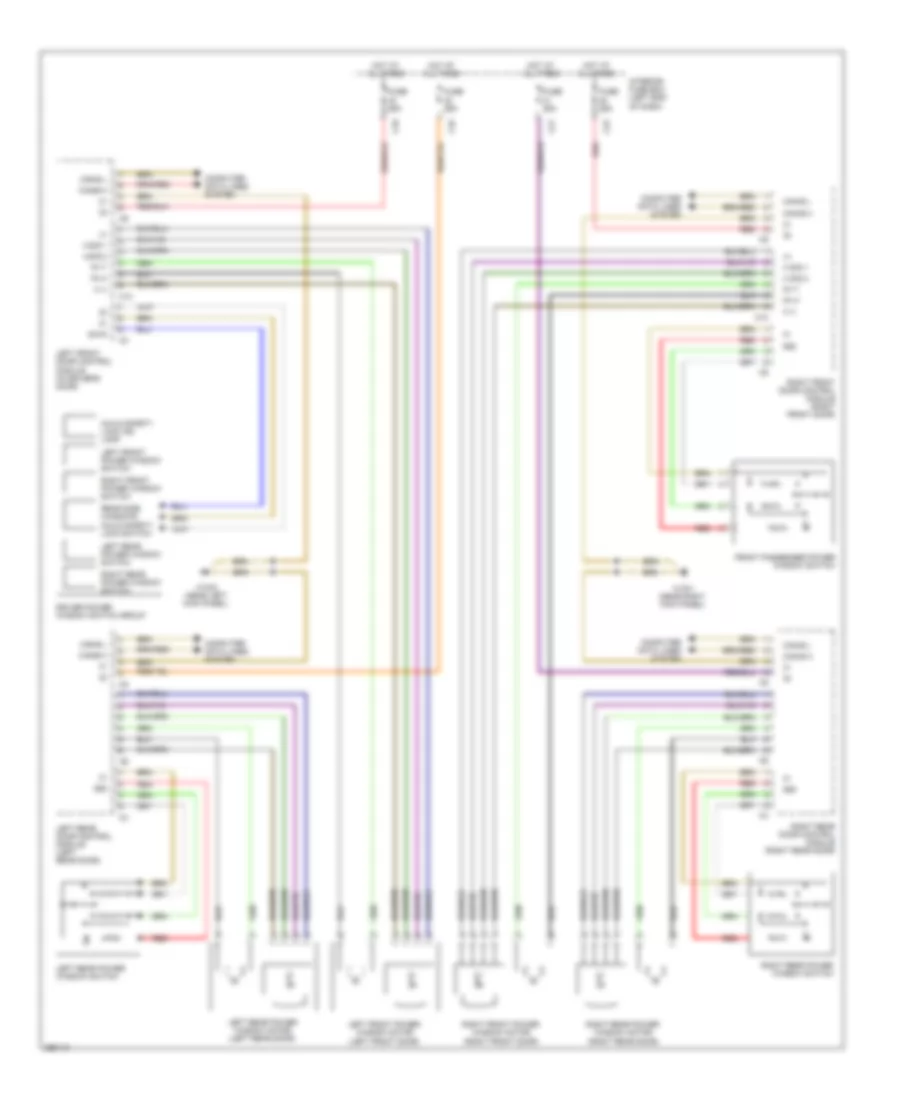 Power Windows Wiring Diagram for Mercedes Benz E350 4Matic 2008