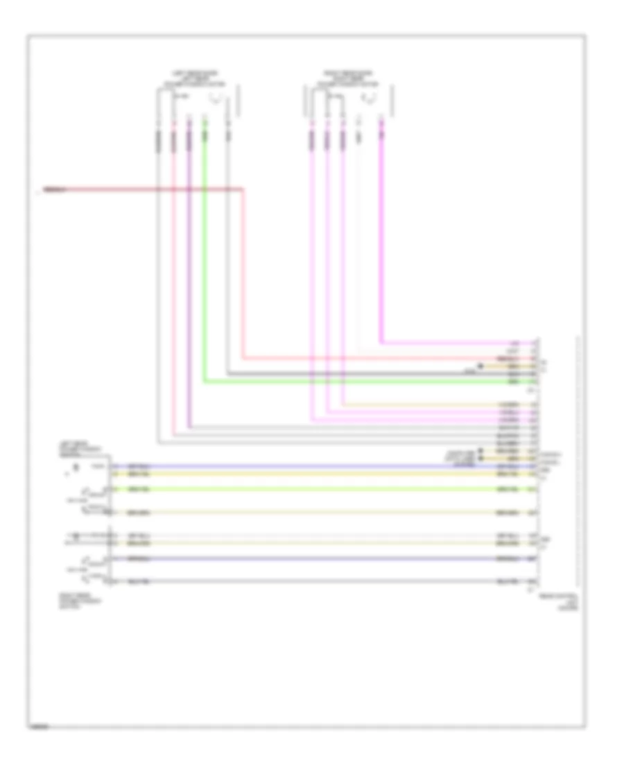 Power Windows Wiring Diagram 2 of 2 for Mercedes Benz E350 2011