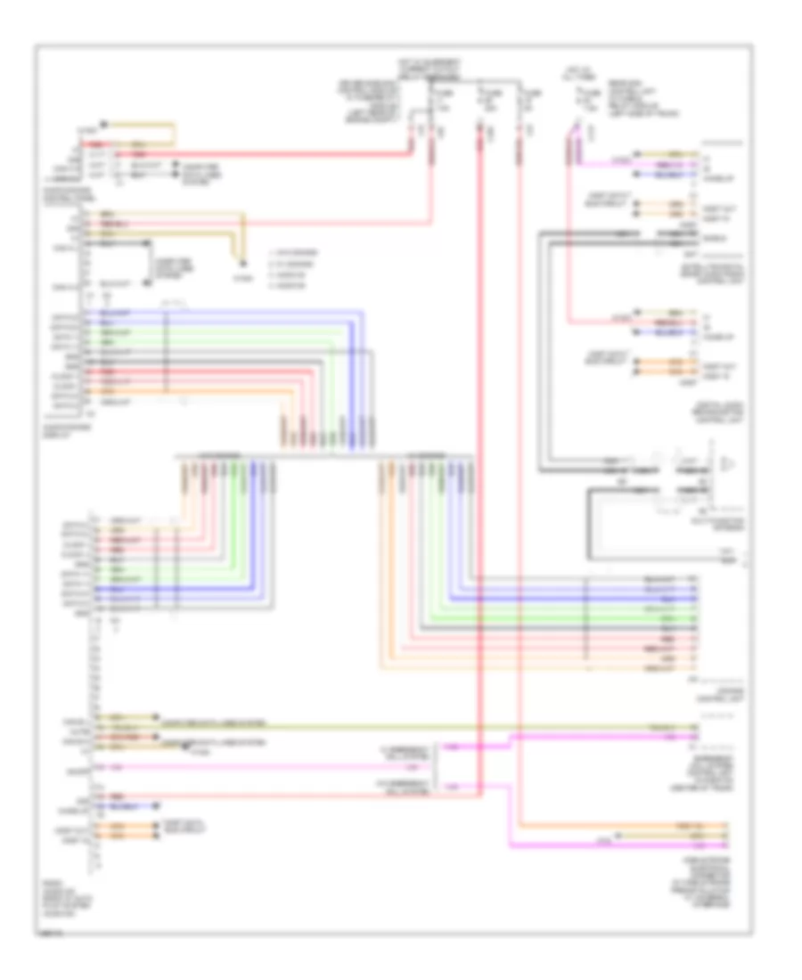 Radio Wiring Diagram, Coupe (1 of 3) for Mercedes-Benz E350 2011