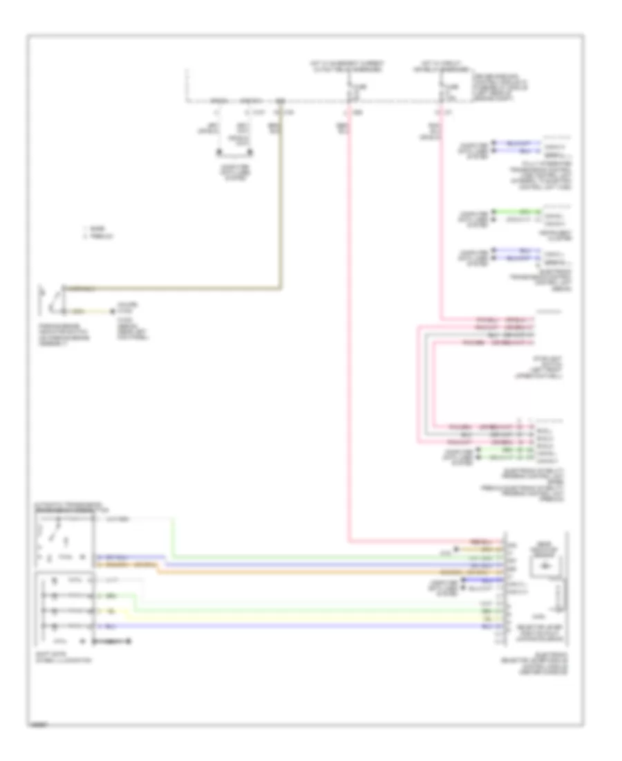 Shift Interlock Wiring Diagram for Mercedes-Benz E350 2011