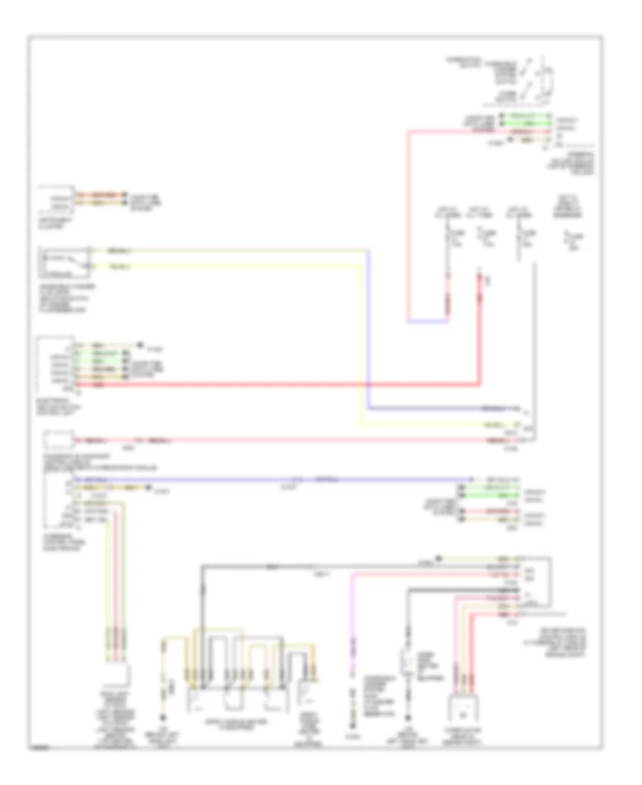 WiperWasher Wiring Diagram, Coupe for Mercedes-Benz E350 2011