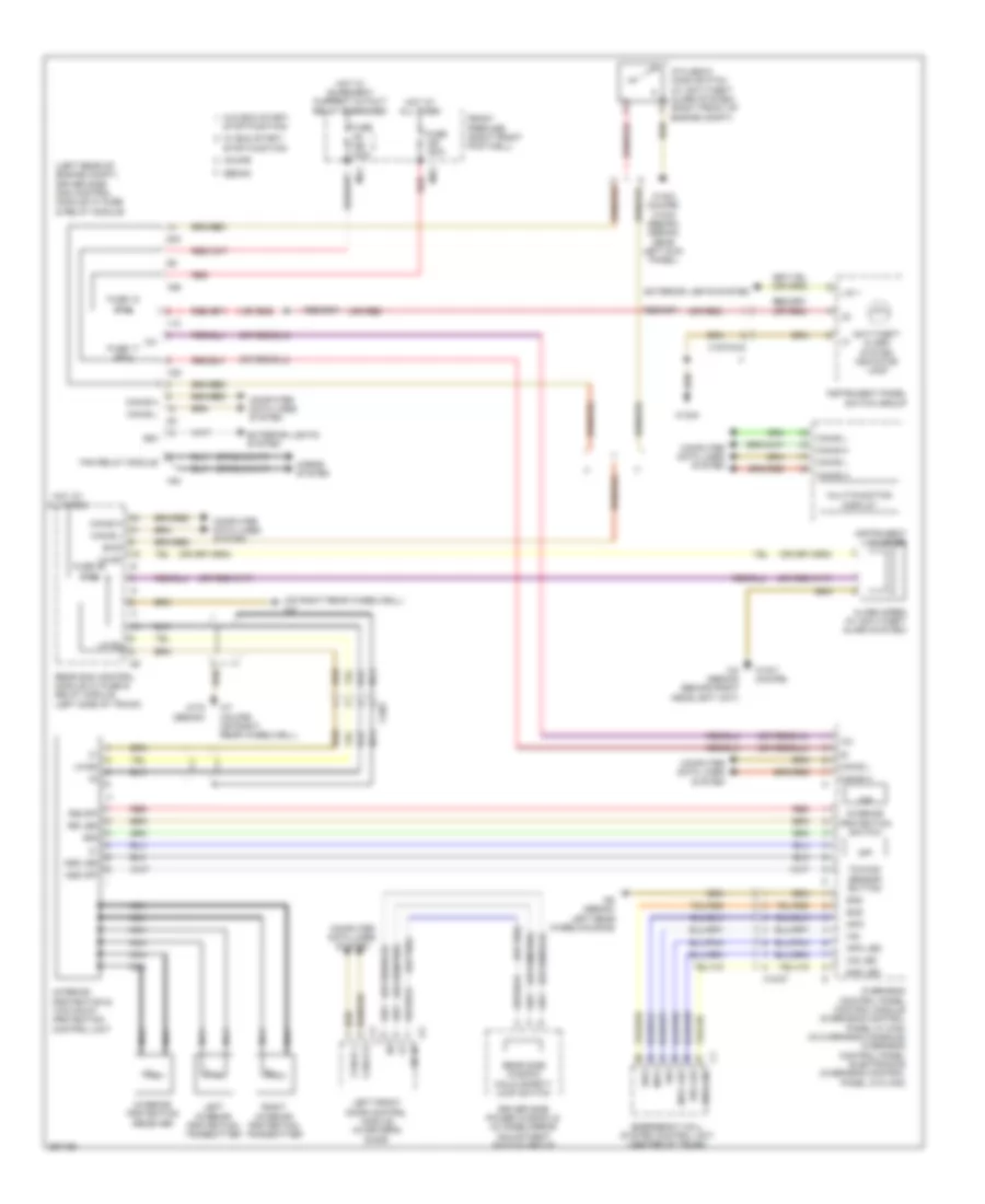 Anti theft Alarm Wiring Diagram for Mercedes Benz E350 2011