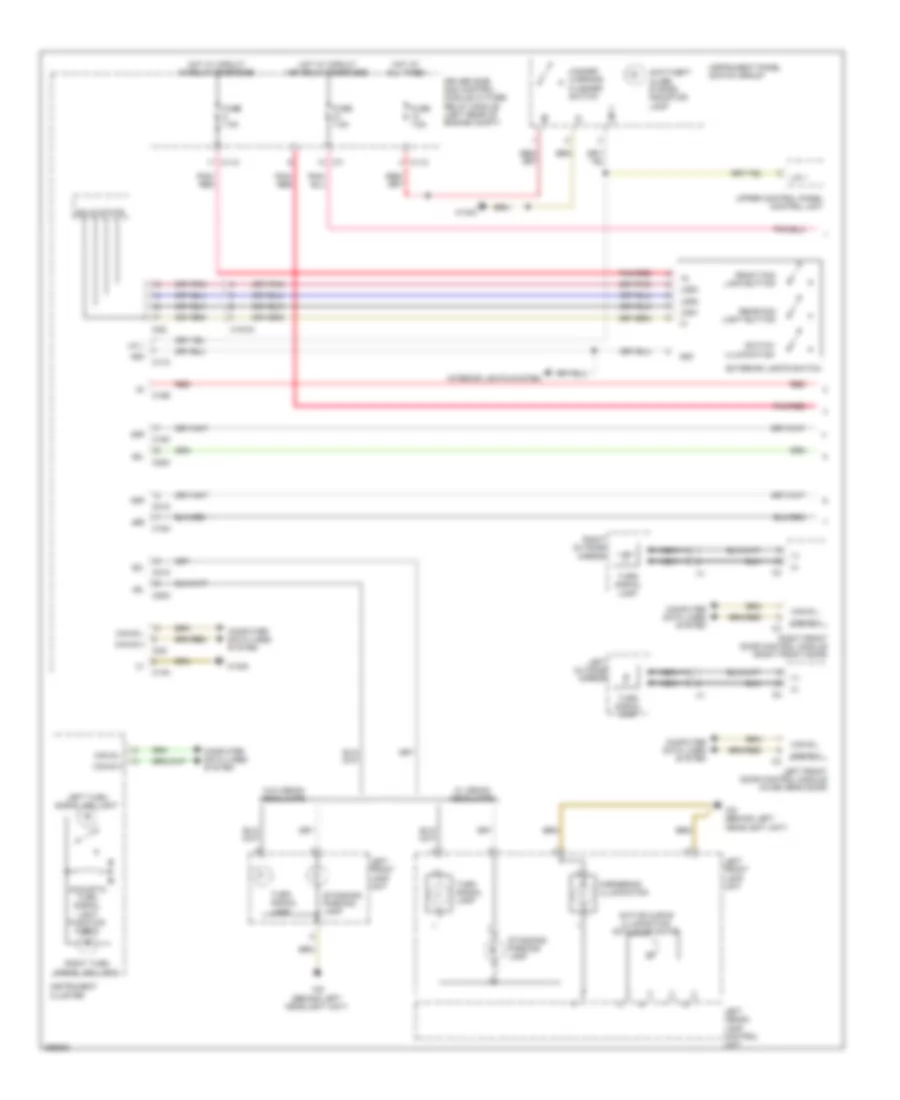 Exterior Lamps Wiring Diagram, Coupe (1 of 3) for Mercedes-Benz E350 2011