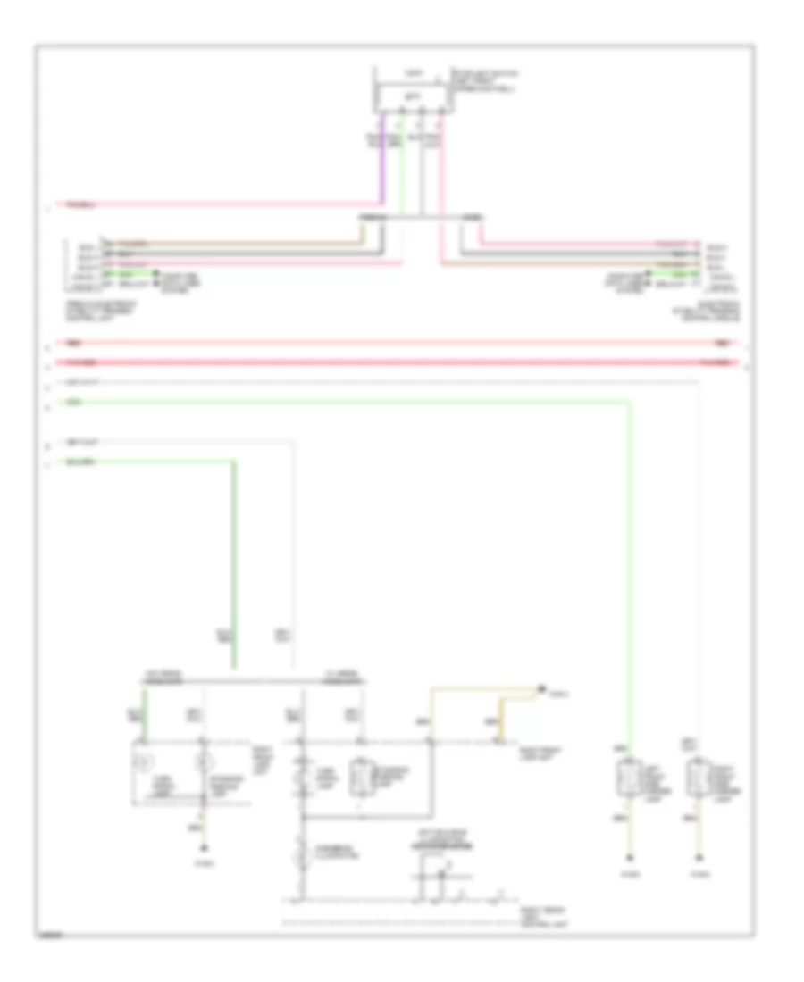 Exterior Lamps Wiring Diagram, Coupe (2 of 3) for Mercedes-Benz E350 2011
