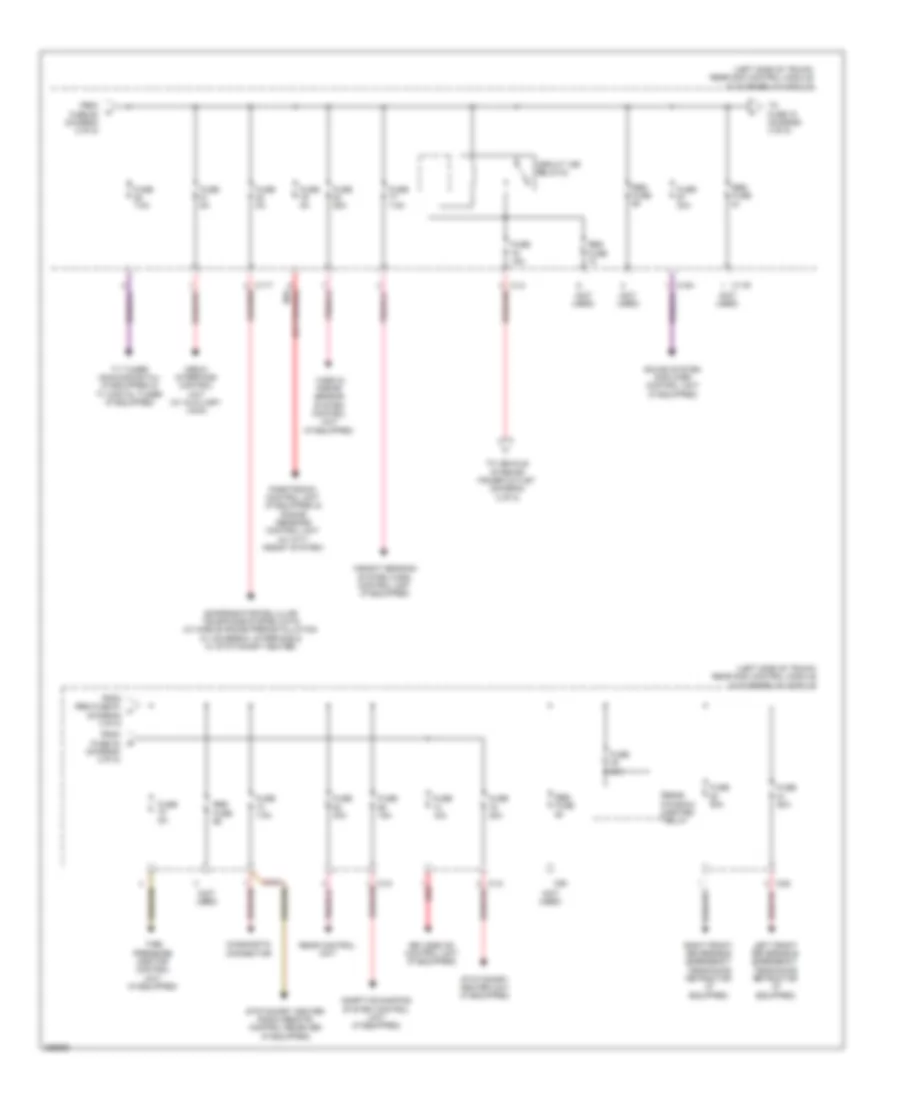 Power Distribution Wiring Diagram, Coupe (3 of 5) for Mercedes-Benz E350 2011