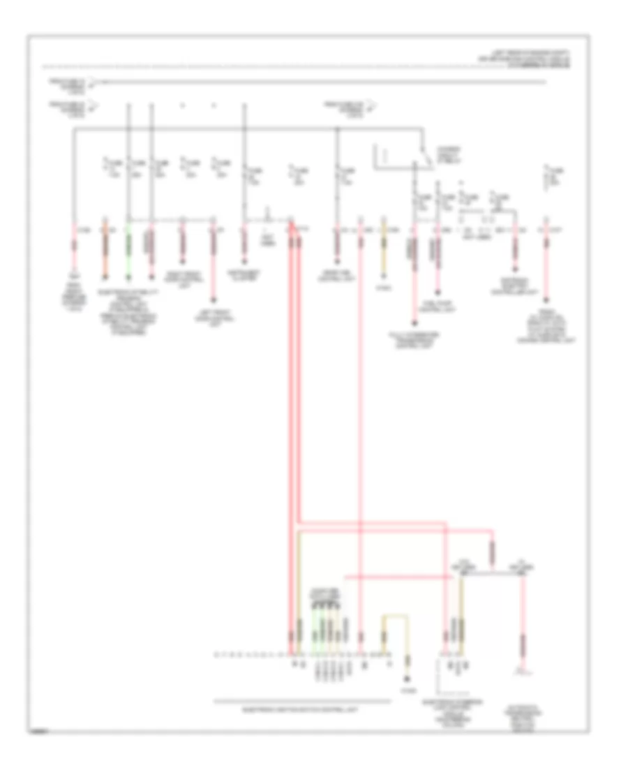Power Distribution Wiring Diagram, Coupe (5 of 5) for Mercedes-Benz E350 2011