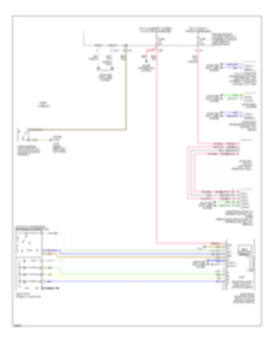 Shift Interlock Wiring Diagram for Mercedes Benz E550 4Matic 2010