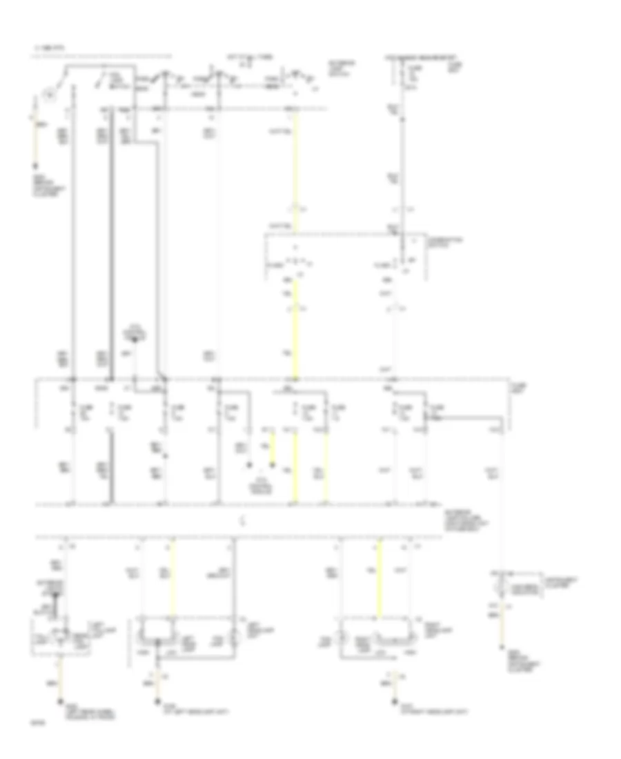 Headlight Wiring Diagram without DRL for Mercedes Benz 300SD 1992