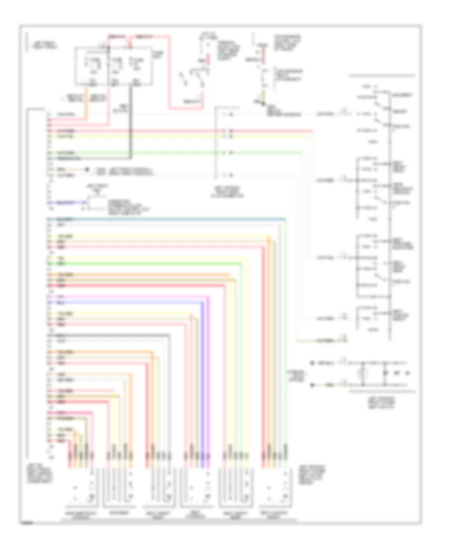 Memory Seat Wiring Diagram for Mercedes Benz 300SD 1992