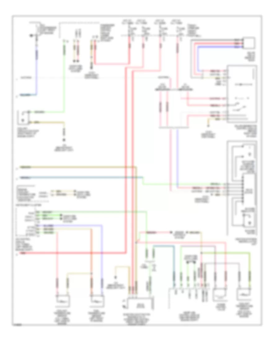Automatic A C Wiring Diagram 2 of 2 for Mercedes Benz E320 2009