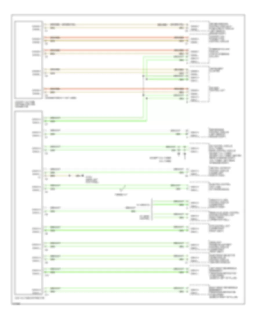 High Low Bus Wiring Diagram 1 of 2 for Mercedes Benz E320 2009