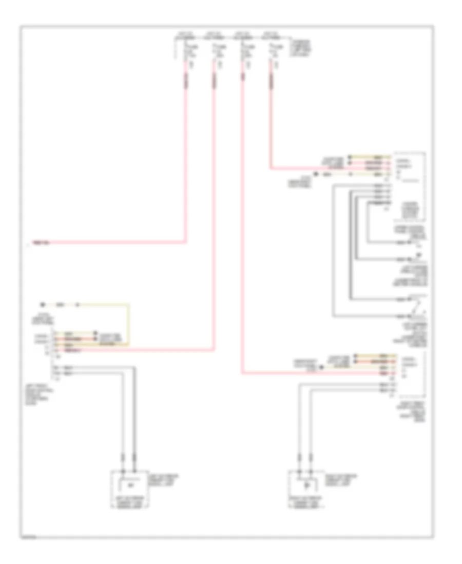 Front Exterior Lamps Wiring Diagram 2 of 2 for Mercedes Benz E320 2009
