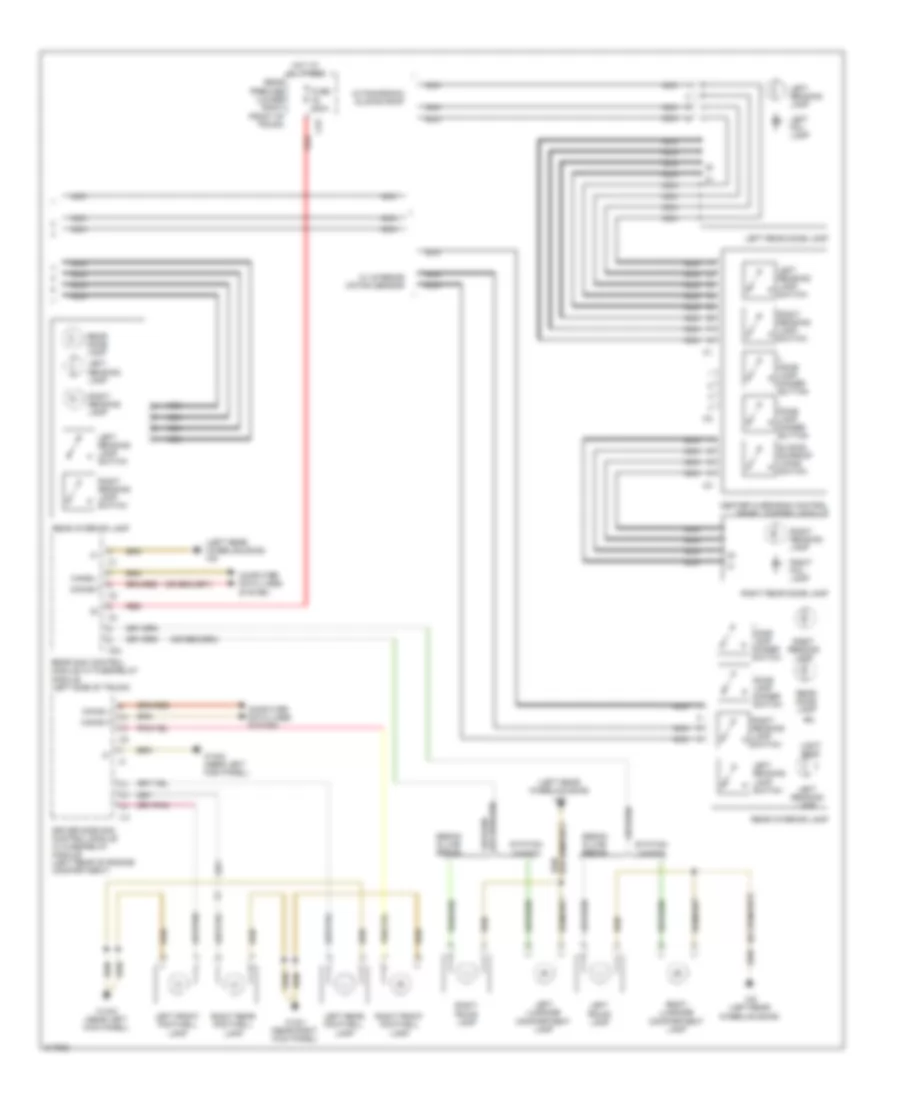 Courtesy Lamps Wiring Diagram (2 of 3) for Mercedes-Benz E320 2009