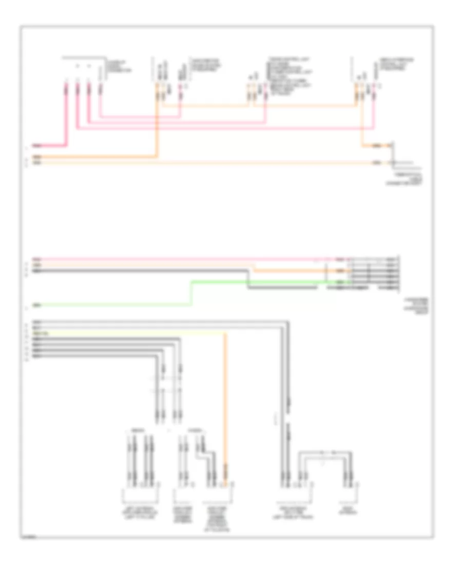 COMAND Actuation Wiring Diagram (2 of 3) for Mercedes-Benz E320 2009