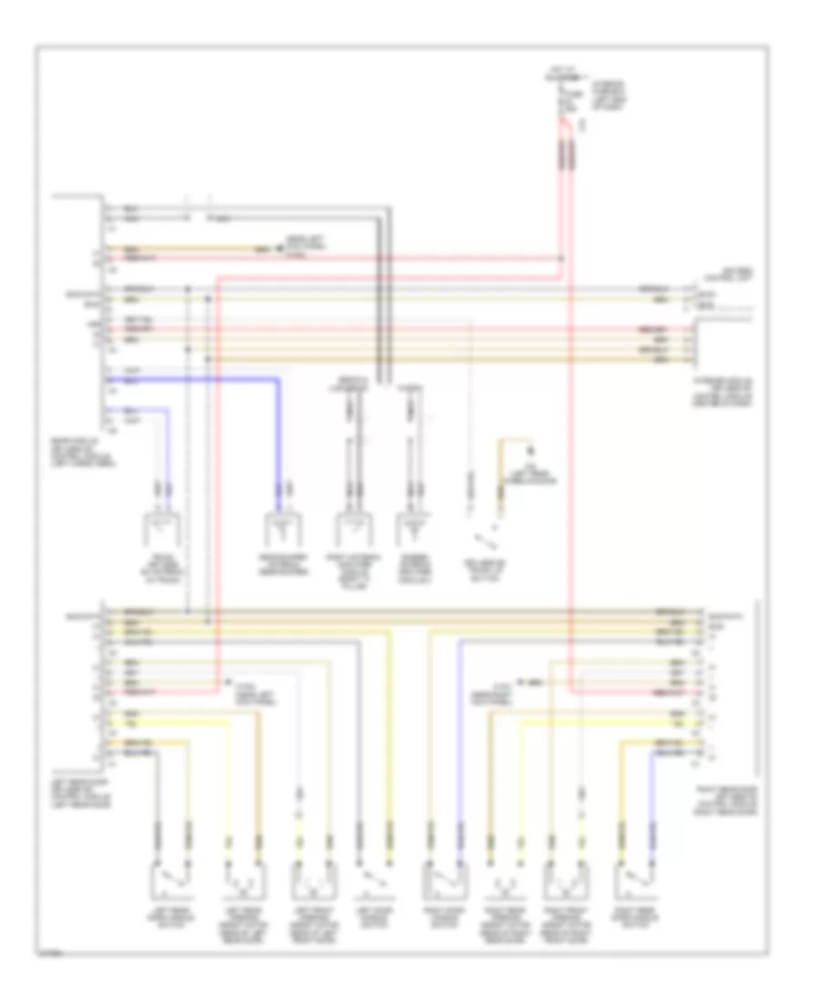 Keyless Go System Wiring Diagram for Mercedes-Benz E320 2009