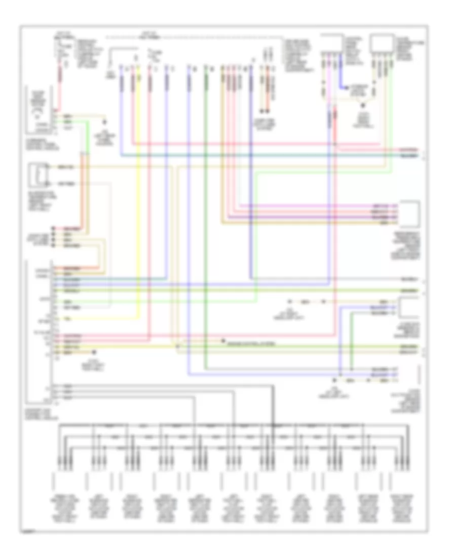 Automatic A C Wiring Diagram 1 of 2 for Mercedes Benz E320 2005