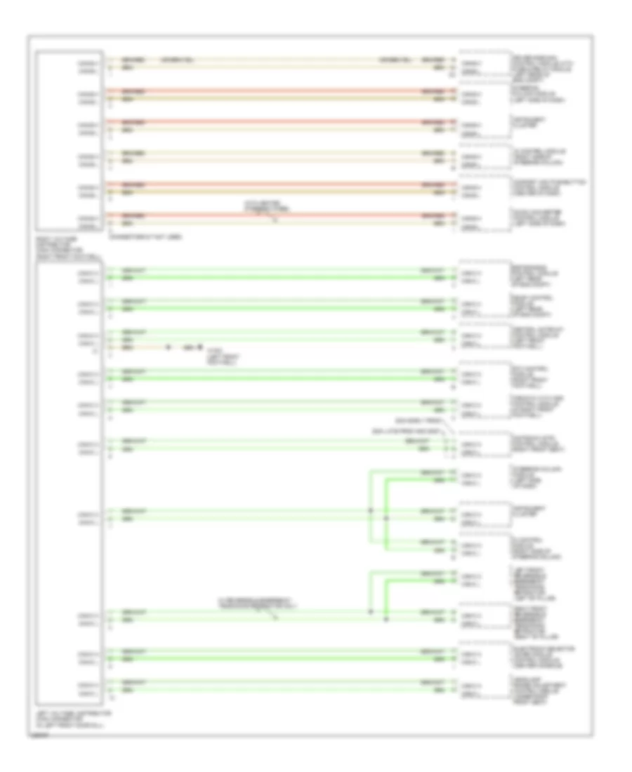 HighLow Bus Wiring Diagram (1 of 2) for Mercedes-Benz E320 2005