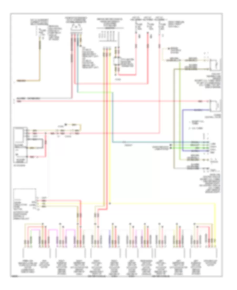Automatic AC Wiring Diagram, Sedan with Thermotronic (3 of 3) for Mercedes-Benz E350 4Matic 2011