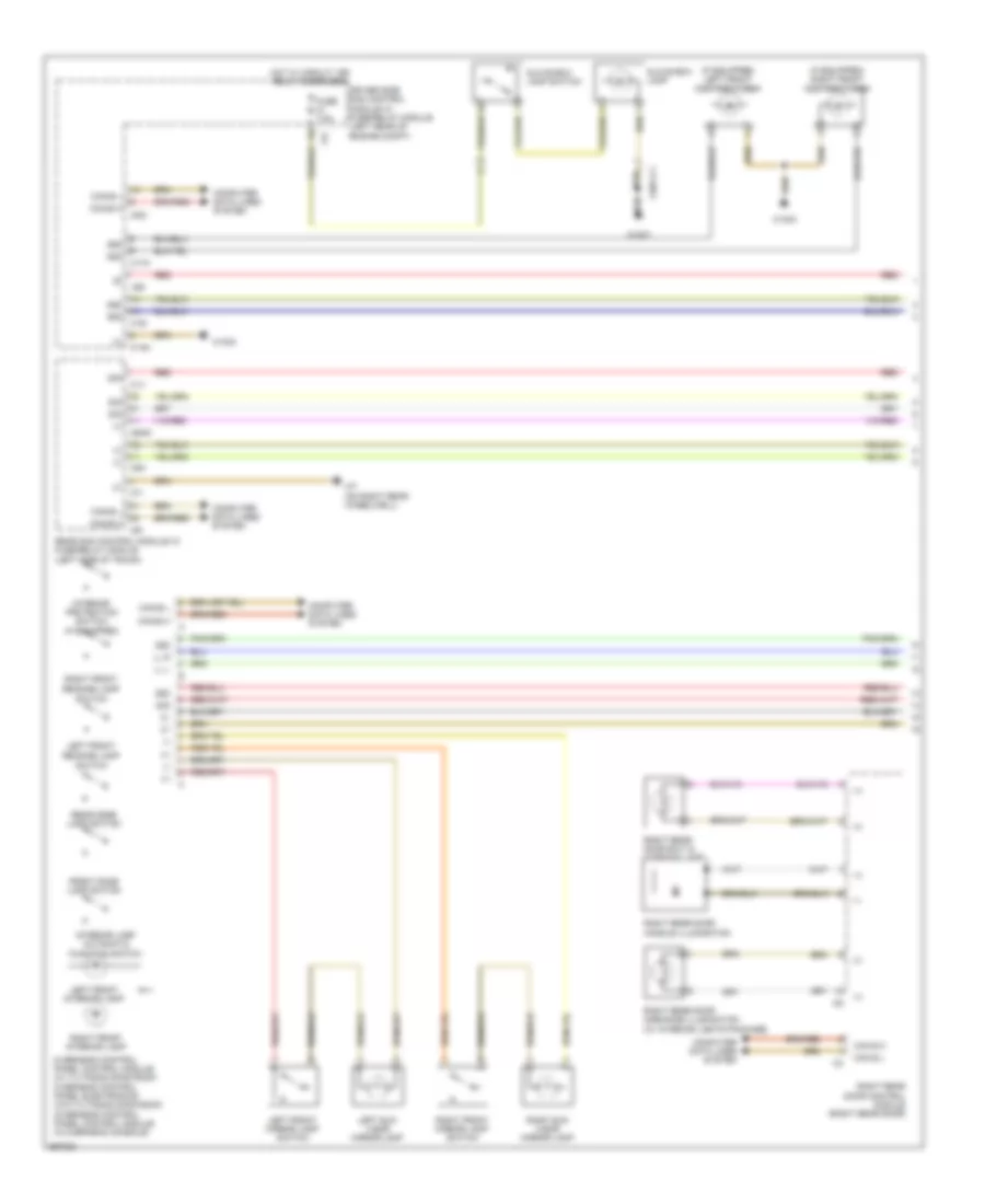Courtesy Lamps Wiring Diagram Sedan 1 of 2 for Mercedes Benz E350 4Matic 2011