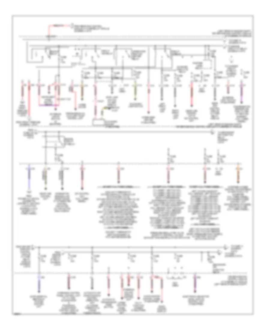 Power Distribution Wiring Diagram Sedan 4 of 5 for Mercedes Benz E350 4Matic 2011