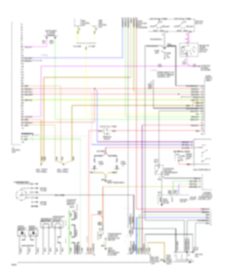 3 2L Engine Performance Wiring Diagrams 1 of 2 for Mercedes Benz 300SE 1992