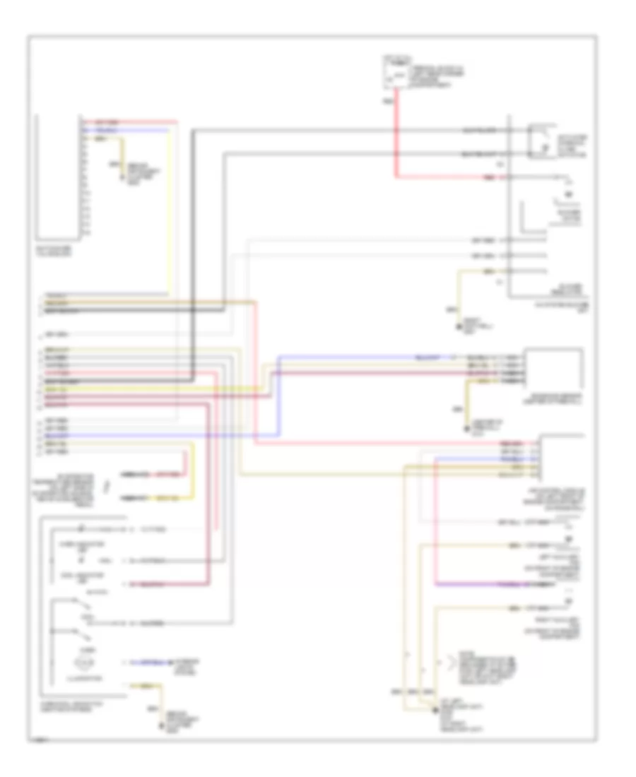 Automatic AC Wiring Diagram (2 of 2) for Mercedes-Benz S500 1999