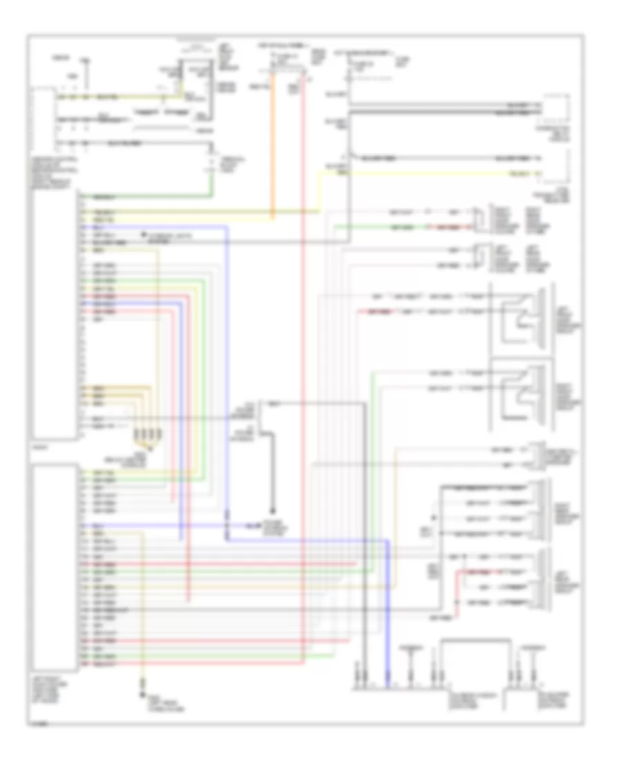 Radio Wiring Diagrams for Mercedes-Benz S500 1999