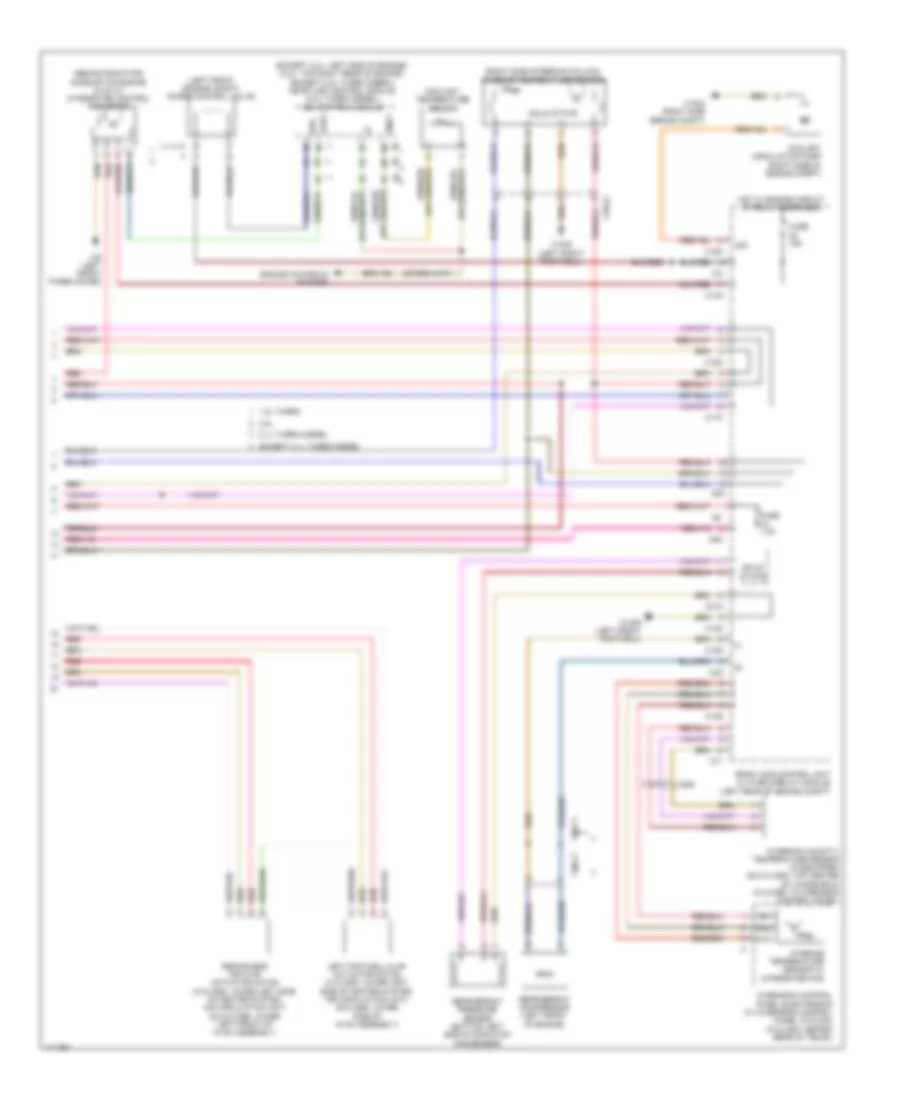 Automatic AC Wiring Diagram, with Thermotronic (3 of 3) for Mercedes-Benz GLK350 2013