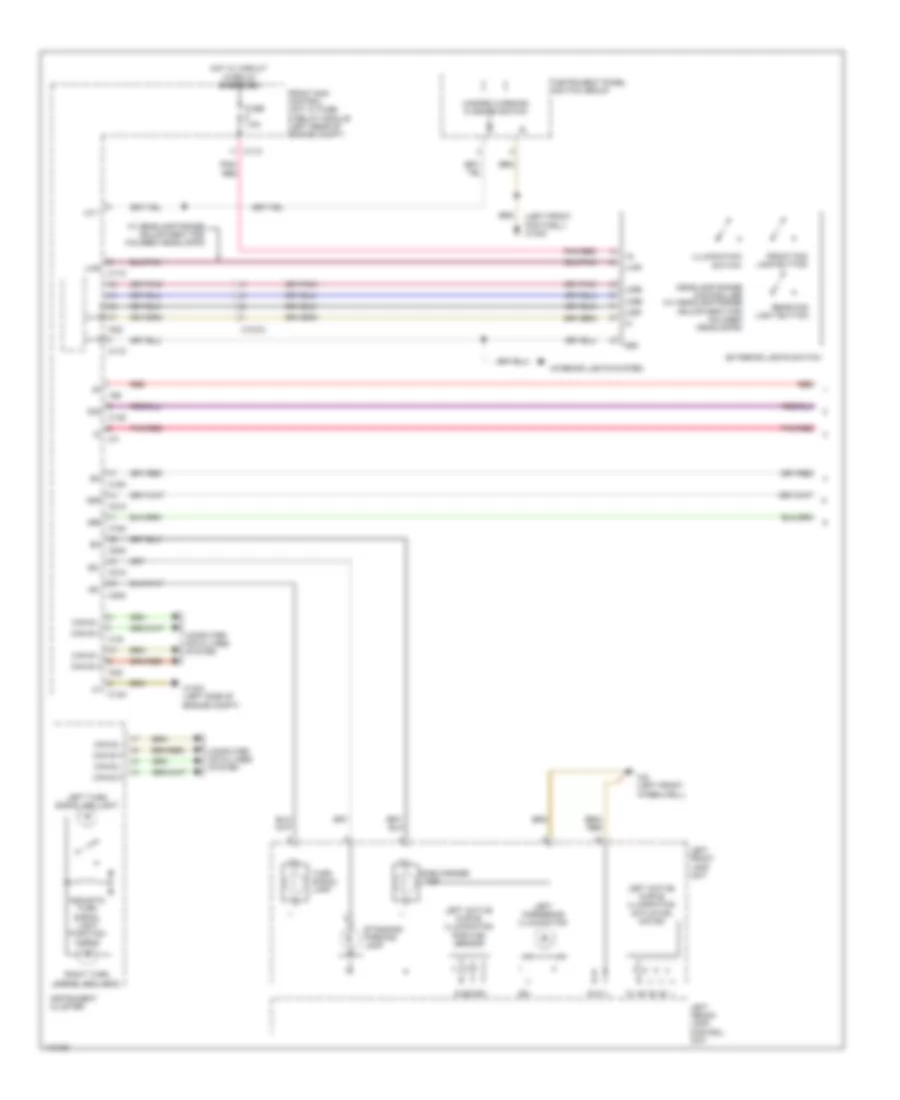 Exterior Lamps Wiring Diagram (1 of 3) for Mercedes-Benz GLK350 2013