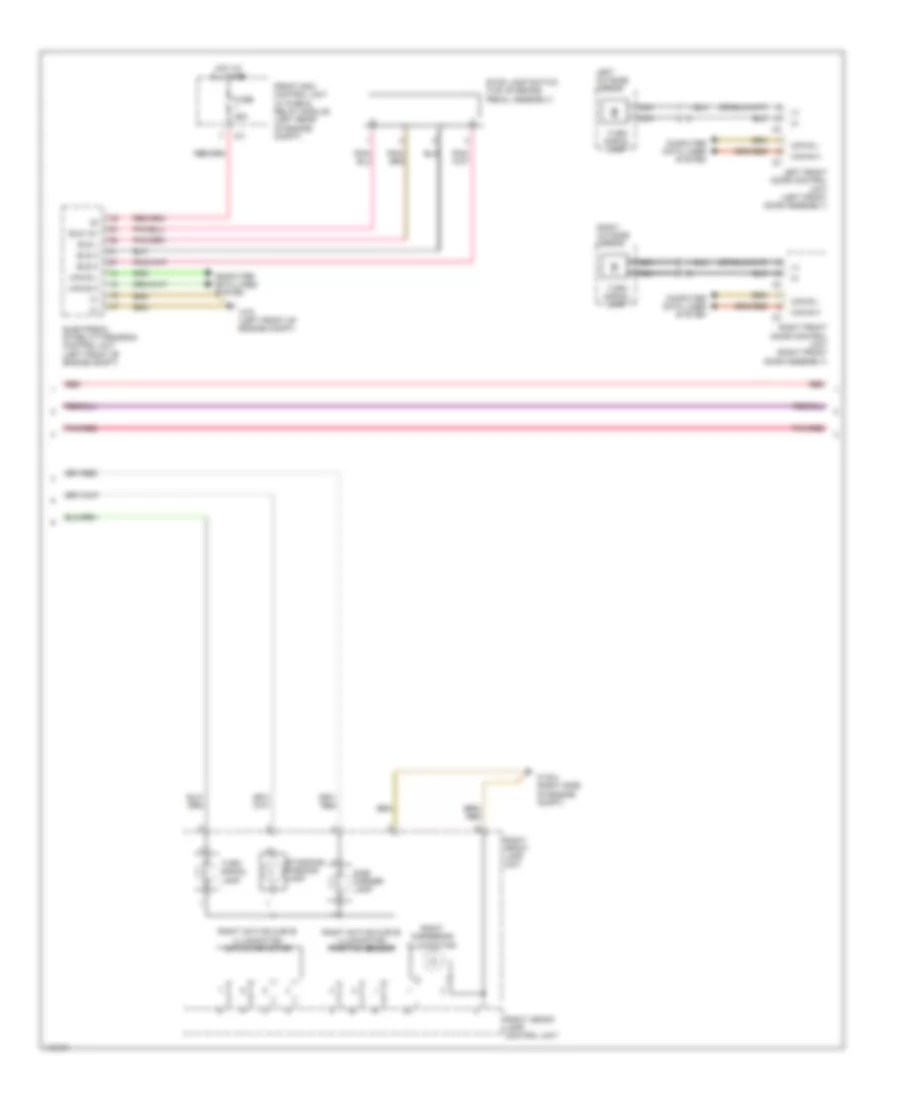 Exterior Lamps Wiring Diagram (2 of 3) for Mercedes-Benz GLK350 2013