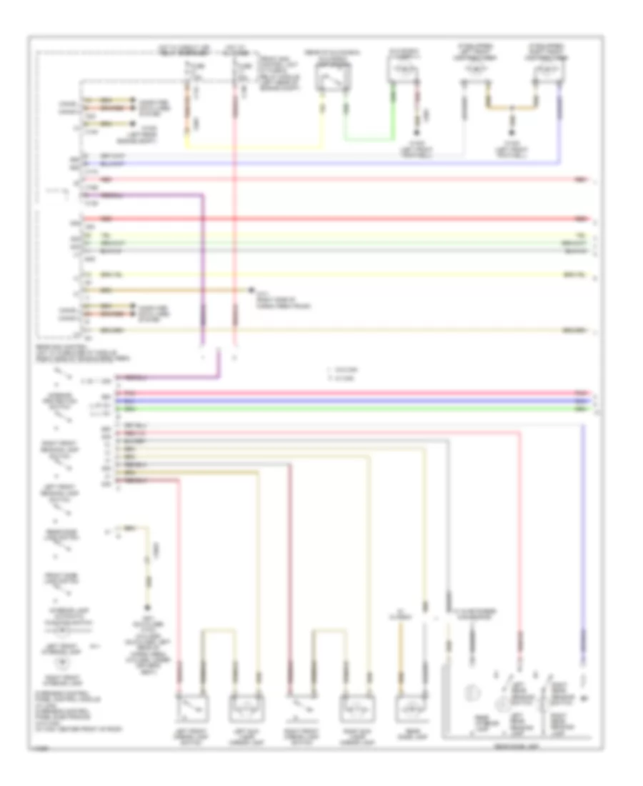 Courtesy Lamps Wiring Diagram 1 of 2 for Mercedes Benz GLK350 2013