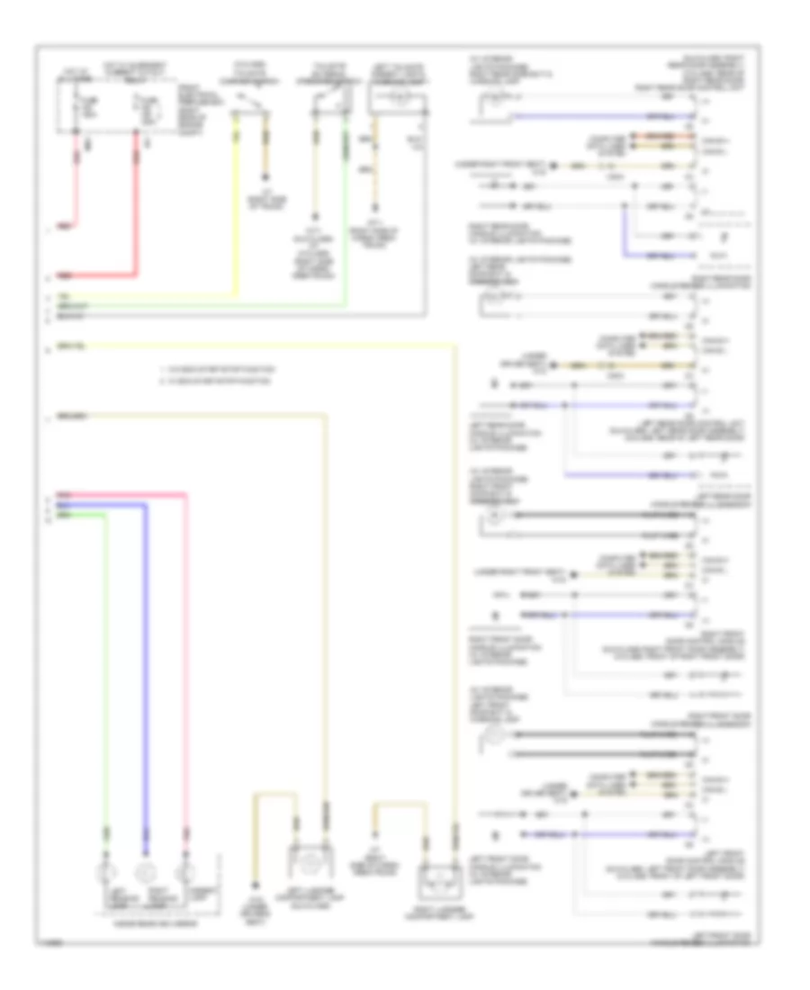 Courtesy Lamps Wiring Diagram 2 of 2 for Mercedes Benz GLK350 2013