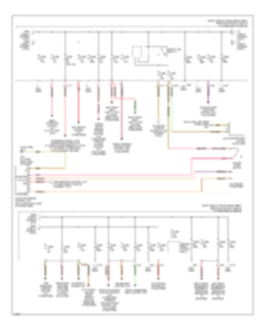 Power Distribution Wiring Diagram (3 of 5) for Mercedes-Benz GLK350 2013