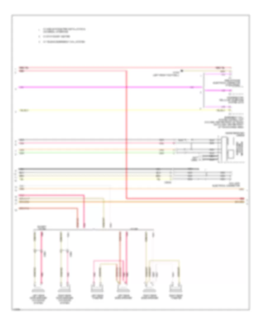 COMAND Actuation Wiring Diagram (2 of 3) for Mercedes-Benz GLK350 2013
