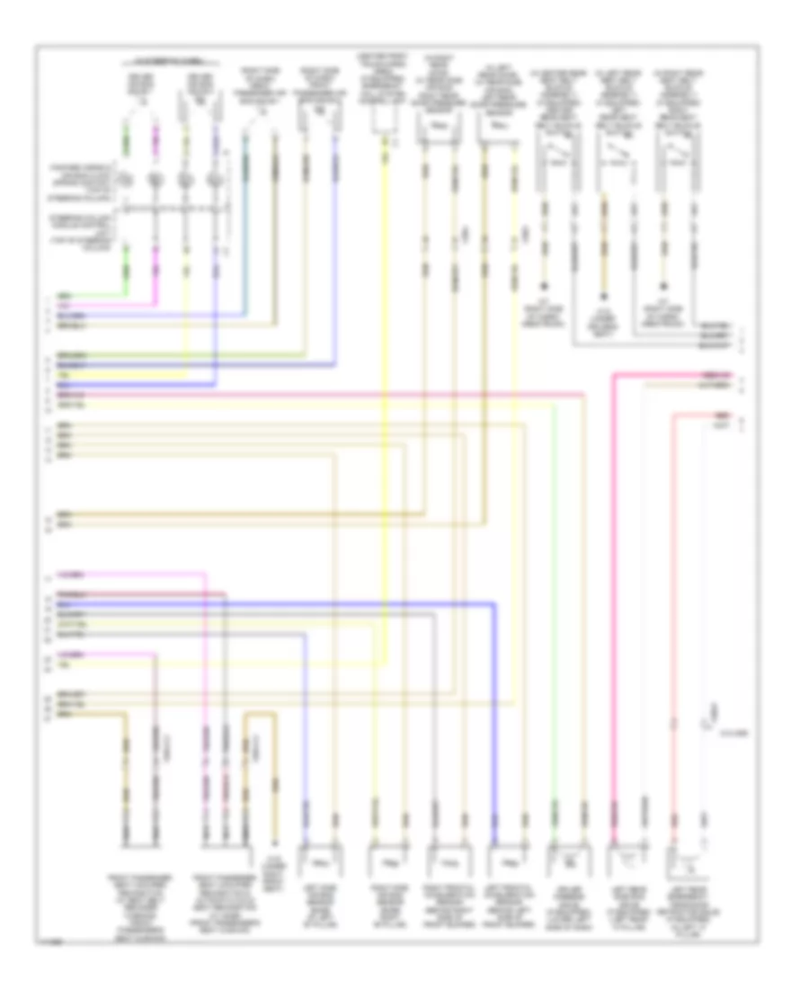 Supplemental Restraint Wiring Diagram (2 of 3) for Mercedes-Benz GLK350 2013