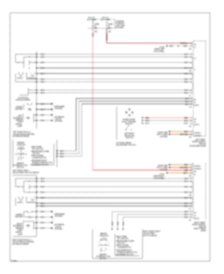 Memory Mirrors Wiring Diagram for Mercedes Benz E350 4Matic 2009