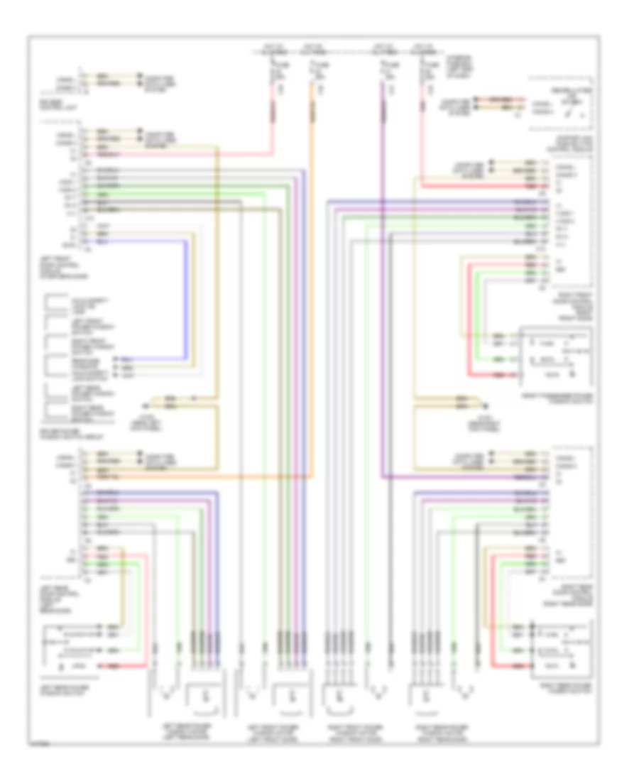 Power Windows Wiring Diagram for Mercedes Benz E350 4Matic 2009