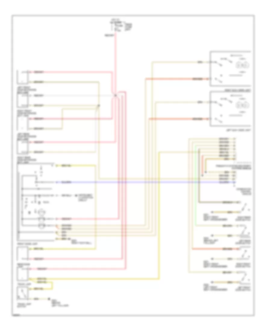 Courtesy Lamps Wiring Diagram for Mercedes Benz E300 1996