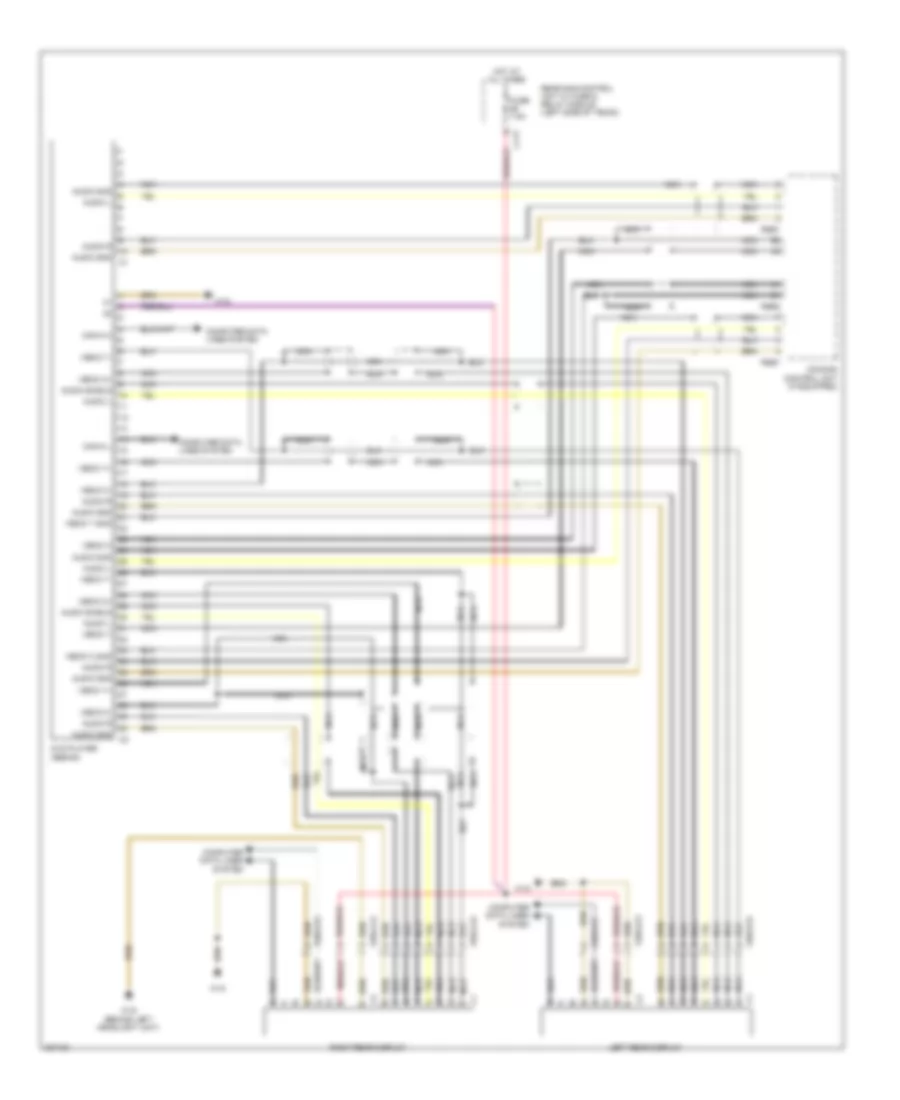 DVD Player Wiring Diagram for Mercedes-Benz E550 2011