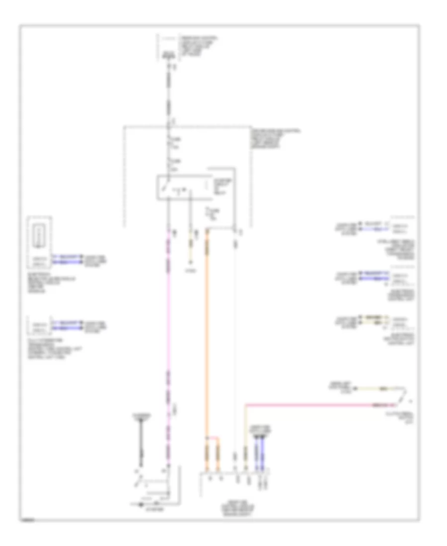 Starting Wiring Diagram Sedan for Mercedes Benz E550 2011