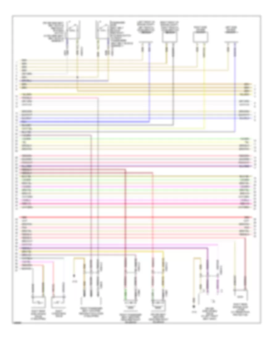 Supplemental Restraint Wiring Diagram, Coupe (2 of 4) for Mercedes-Benz E550 2011