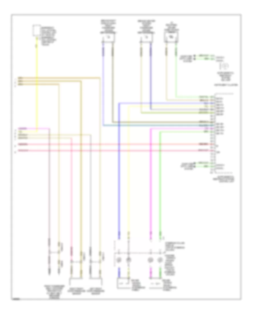 Supplemental Restraint Wiring Diagram, Coupe (4 of 4) for Mercedes-Benz E550 2011