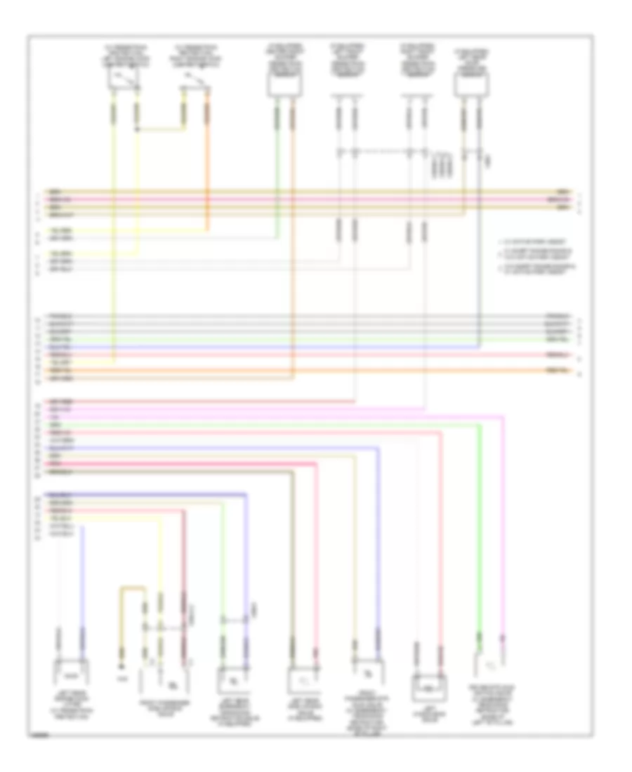 Supplemental Restraint Wiring Diagram Sedan 3 of 4 for Mercedes Benz E550 2011