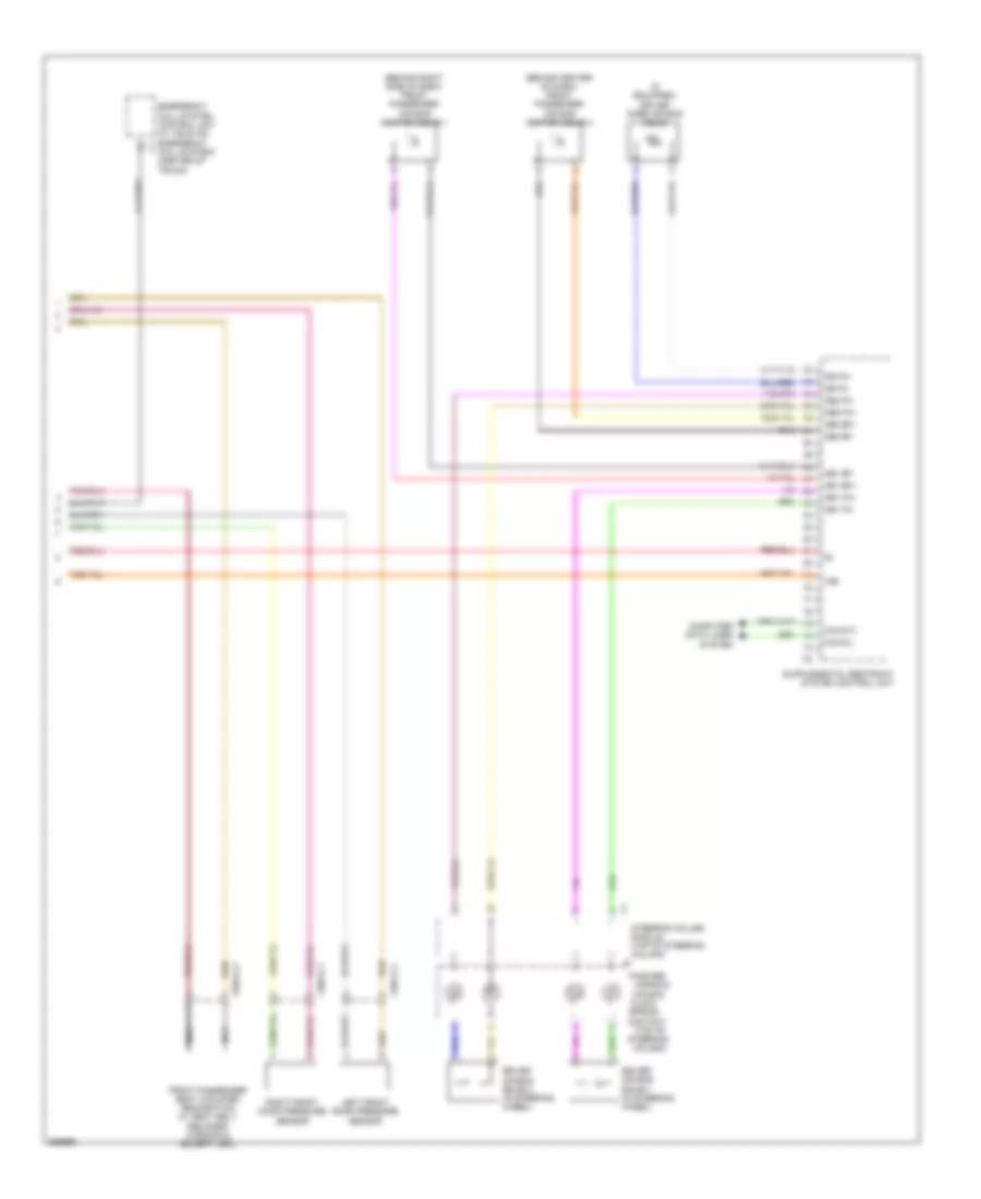 Supplemental Restraint Wiring Diagram Sedan 4 of 4 for Mercedes Benz E550 2011